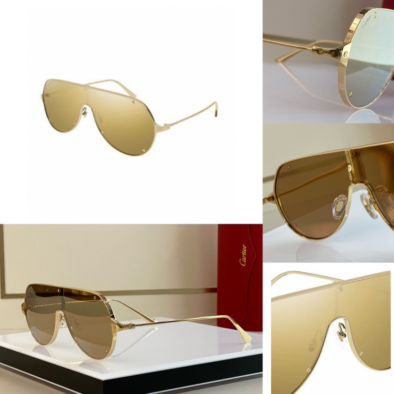 Cartier CT0324S Sunglasses In Gold