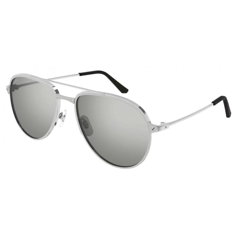 Cartier CT0325S Sunglasses In Silver Mercury