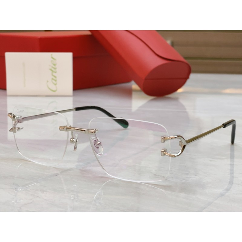 Cartier CT0330S Eyeglasses In Silver
