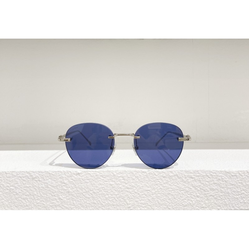 Cartier CT0331S Sunglasses In Silver Blue