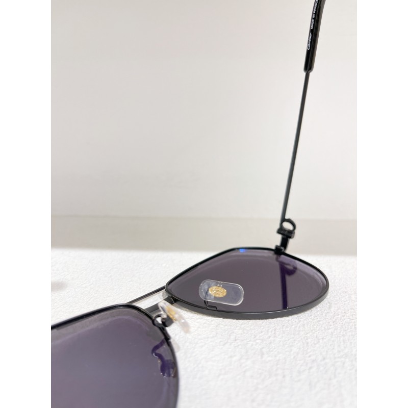 Cartier CT0334S Sunglasses In Black Gray