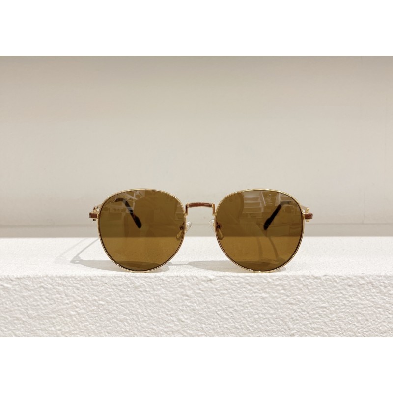 Cartier CT0335S Sunglasses In Gold Tan