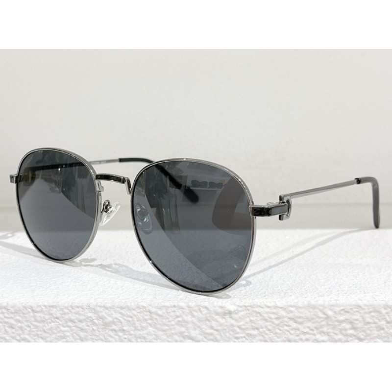 Cartier CT0335S Sunglasses In Gunmetal Gray