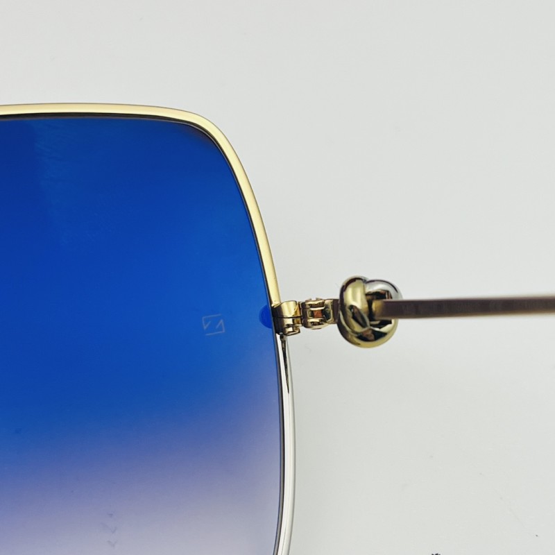 Cartier CT0361S Sunglasses In Gold Gradient Gray