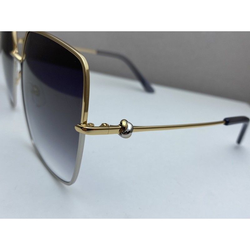 Cartier CT0361S Sunglasses In Gold Gradient Gray