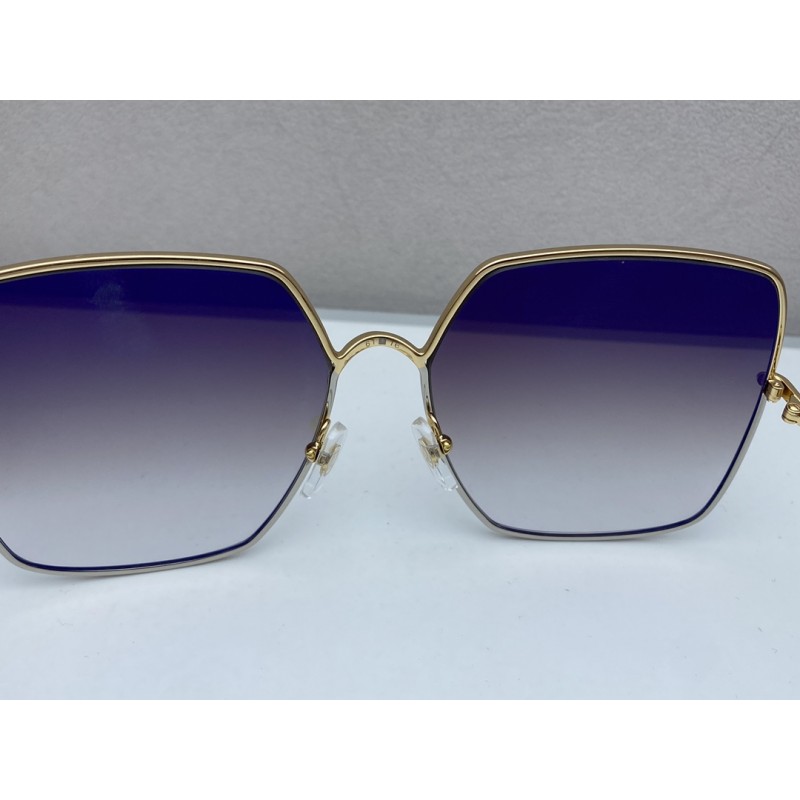 Cartier CT0361S Sunglasses In Gold Gradient Tan