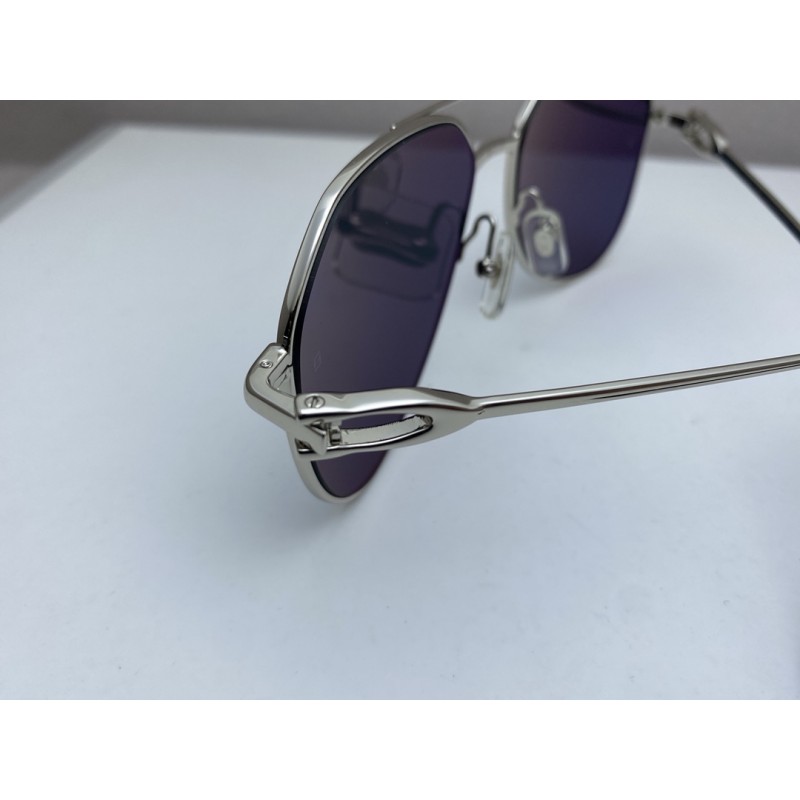 Cartier CT0364S Sunglasses In Silver Gray