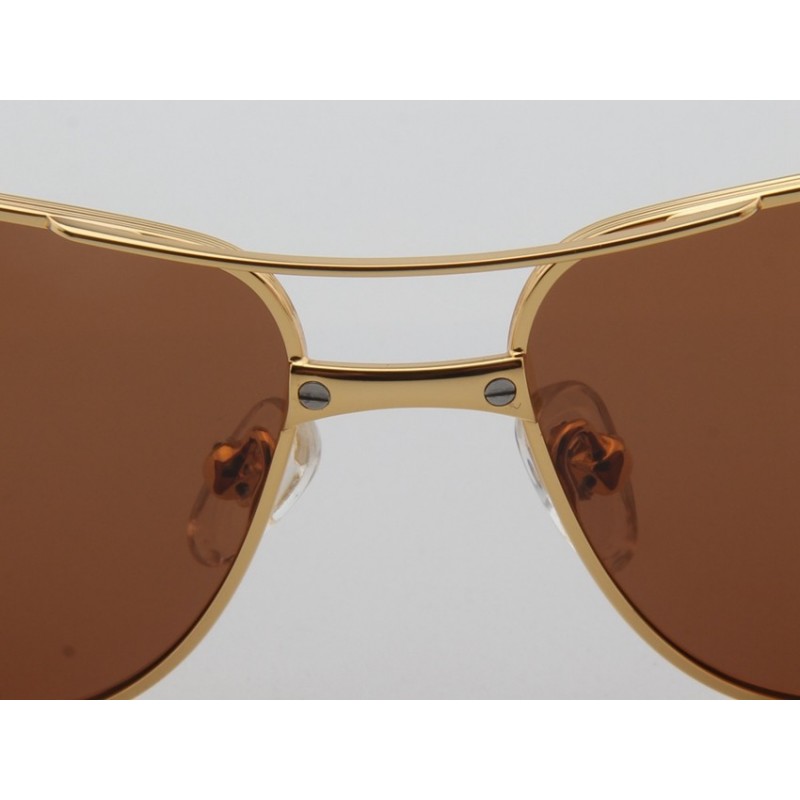 Cartier ESW00081 Sunglasses In Gold