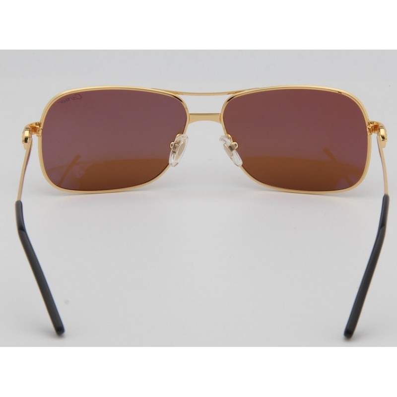 Cartier ESW00081 Sunglasses In Gold