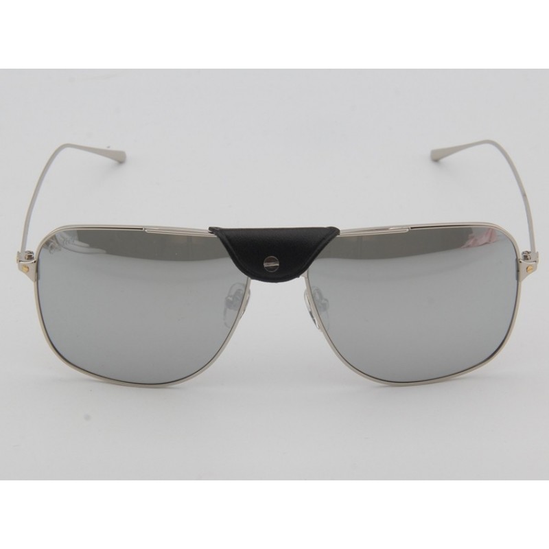 Cartier ESW00276 Sunglasses In Black Silver