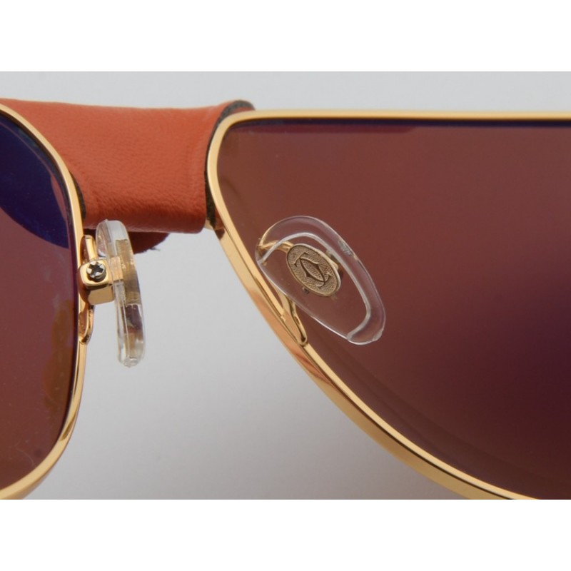 Cartier ESW00275 Sunglasses In Gold