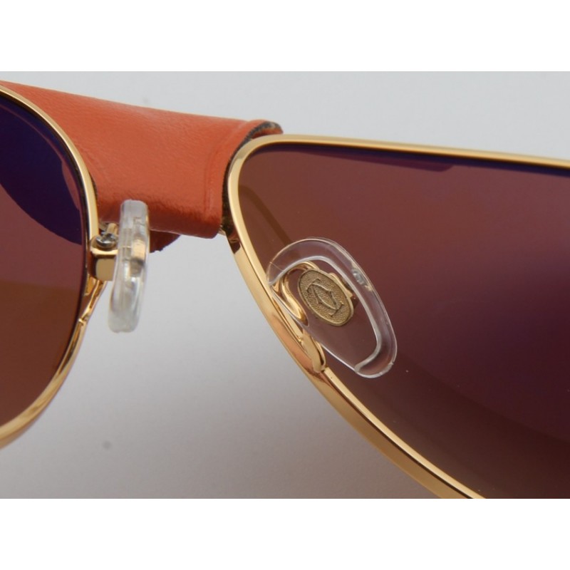 Cartier ESW00272 Sunglasses In Gold