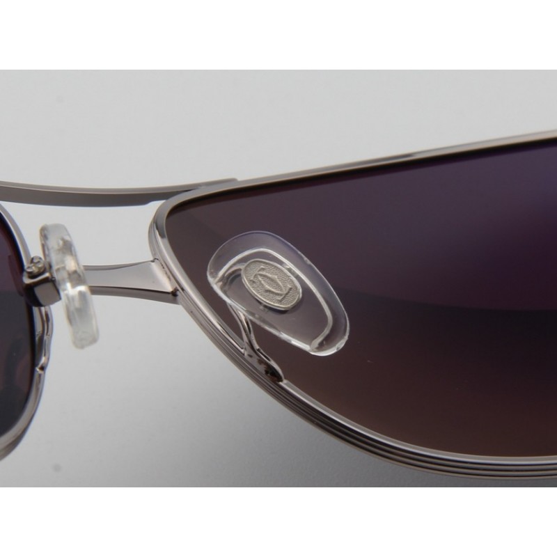 Cartier ESW00086 Sunglasses In Silver
