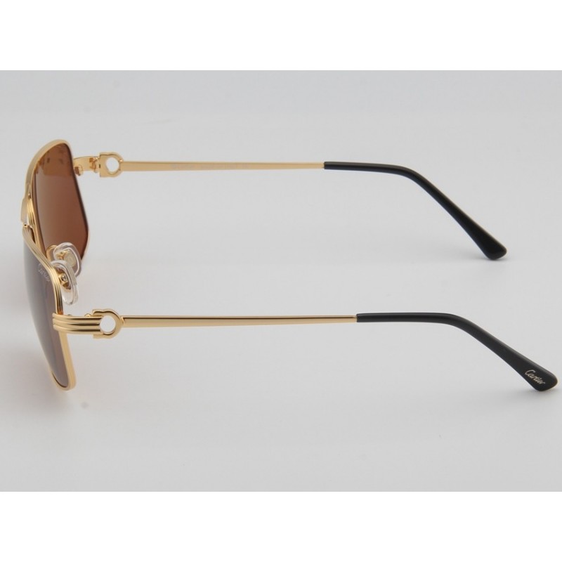 Cartier ESW00086 Sunglasses In Gold