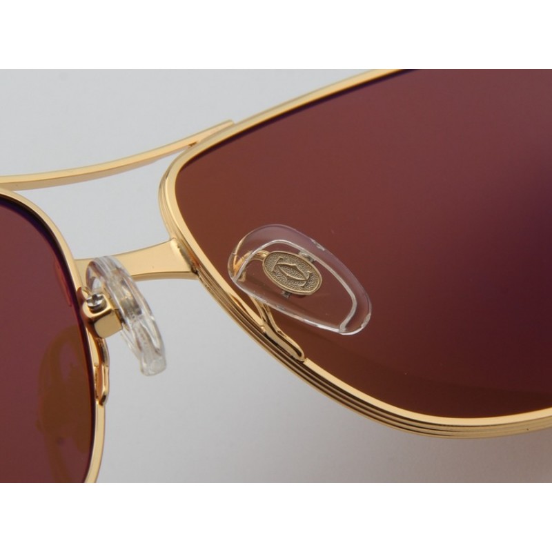 Cartier ESW00086 Sunglasses In Gold