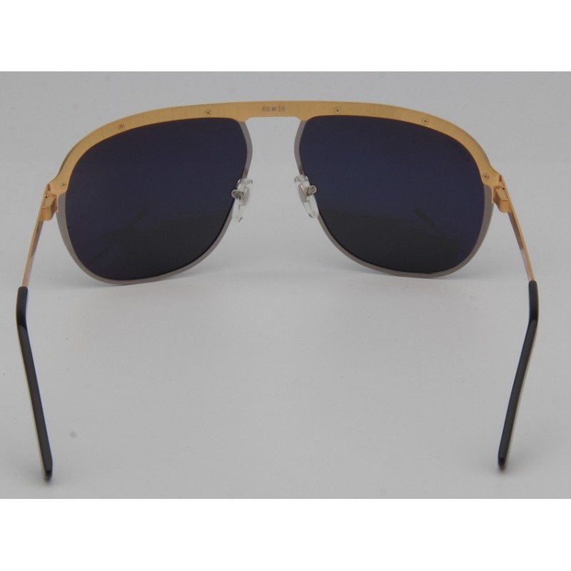 Cartier ESW00318 Sunglasses In Black Gold