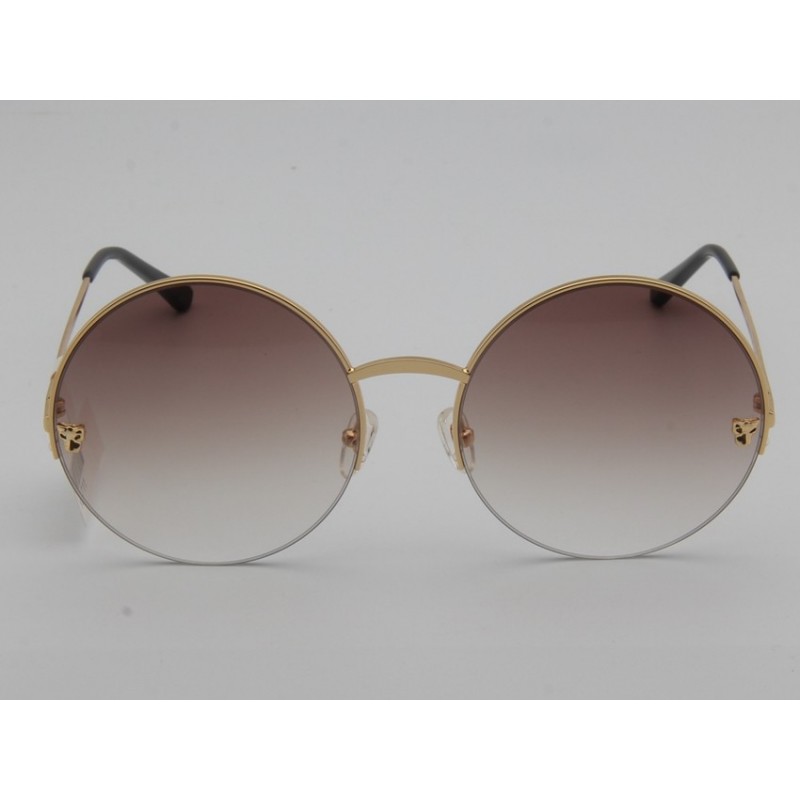Cartier 165711 Sunglasses In Coffee Gold
