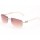 Cartier 3524012 White Buffalo Sunglasses In Silver Brown