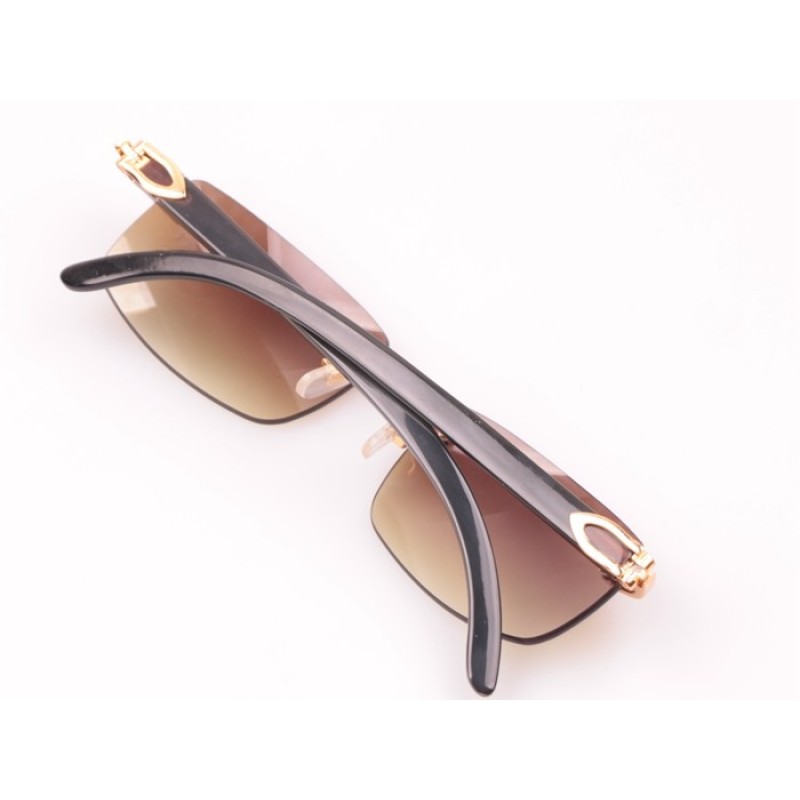 Cartier 3524012 Black Buffalo In Gold Brown