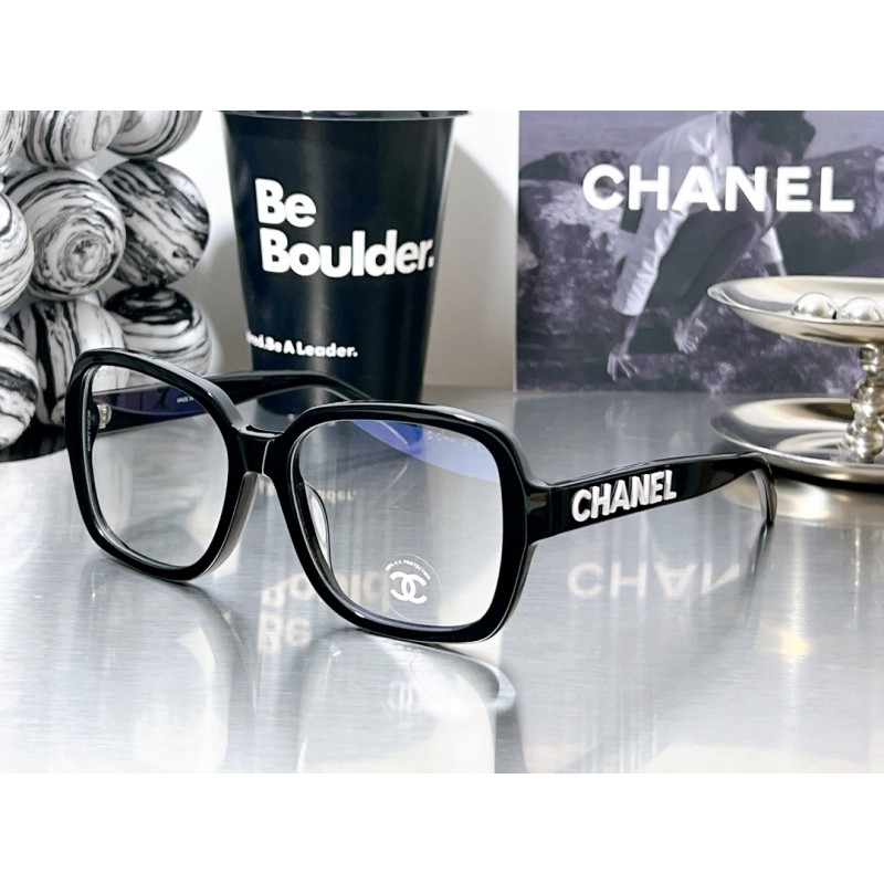 Chanel CH5408 Eyeglasses In Black & White