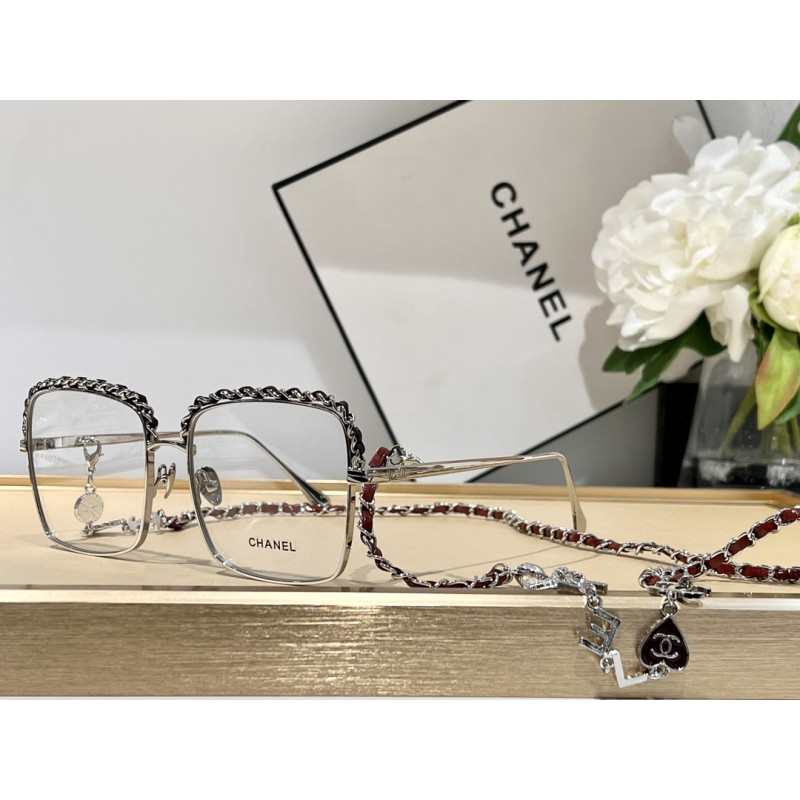 Chanel CH2206Q Eyeglasses In Silver Red