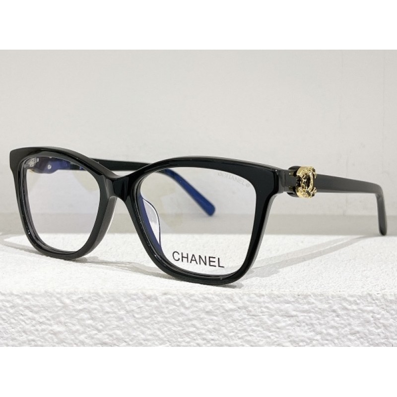 Chanel CH3420 Eyeglasses In Black Gold