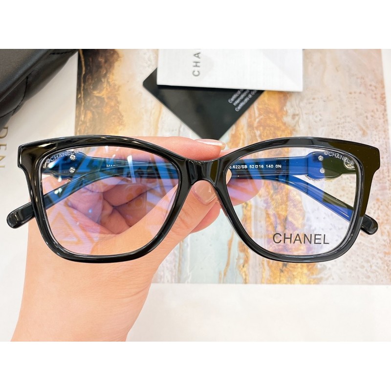 Chanel CH3420 Eyeglasses In Black Gold