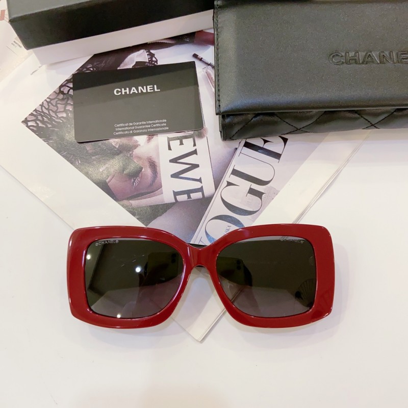 Chanel CH5483 Sunglasses In wine red