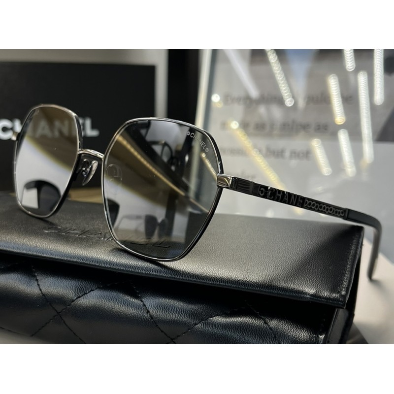 Chanel CH2204 Sunglasses In Gun Gray