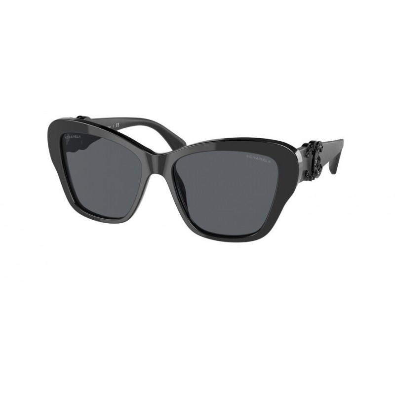 Chanel CH5457 Sunglasses In Black Gray