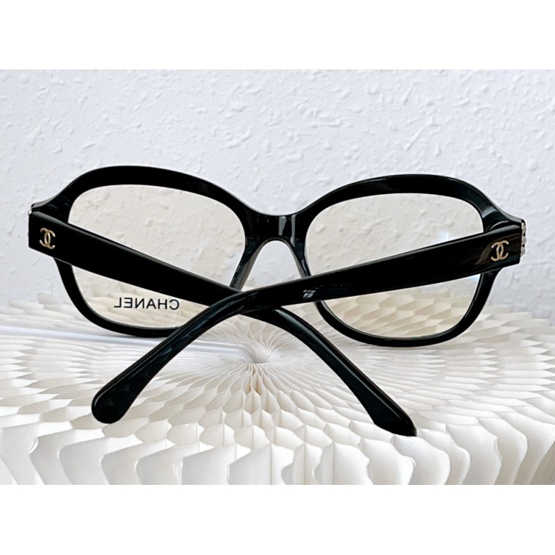 Chanel CH3439 Eyeglasses In Black Gold