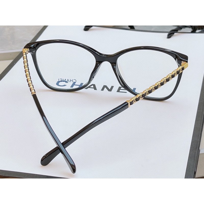 Chanel CH3408Q Eyeglasses In Black Gold