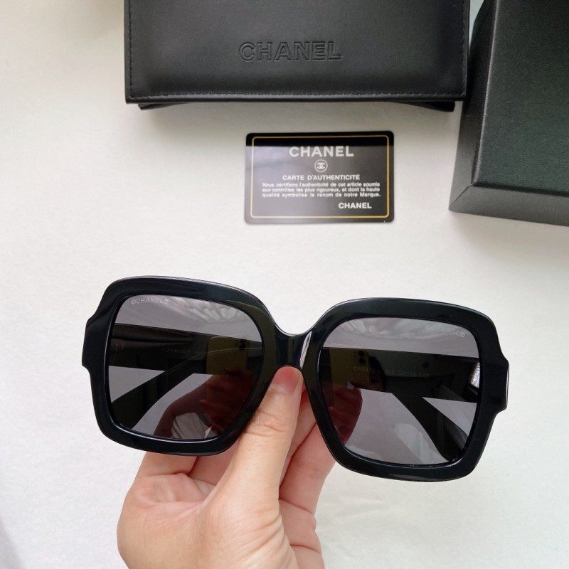 Chanel CH5479 Sunglasses In Black Gradient Gray