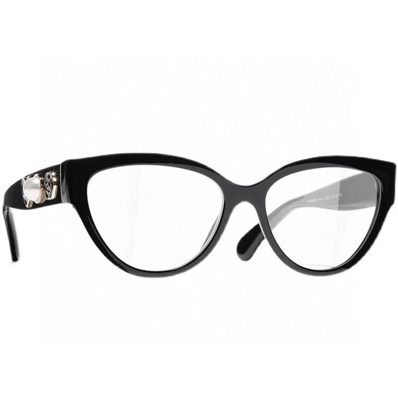 Chanel CH3436 Eyeglasses In Black Silver