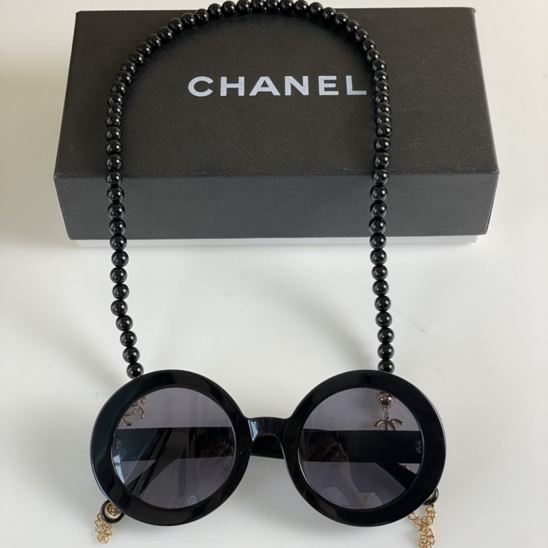 Chanel CH5489 Sunglasses In Black Gray