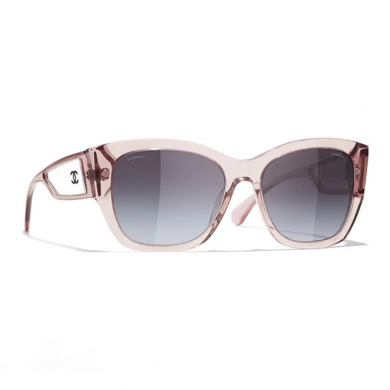 Chanel CH5429 Sunglasses In Transparent Pink