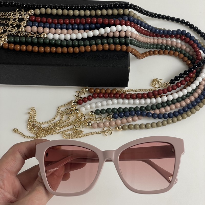 Chanel CH5487 Sunglasses In Pink