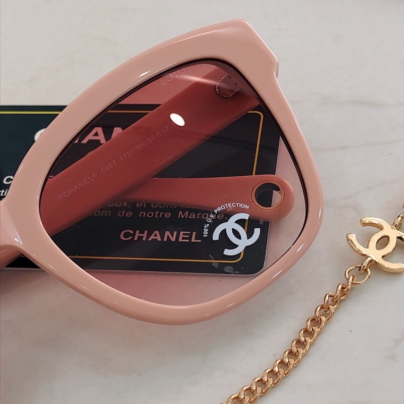 Chanel CH5487 Sunglasses In Pink