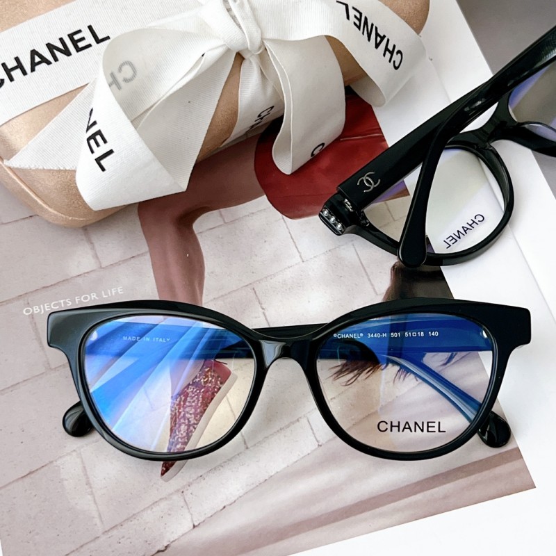 Chanel CH3440 Eyeglasses In Black