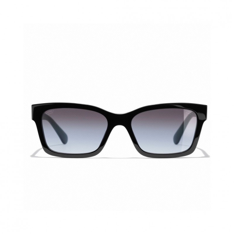 Chanel CH5417 Sunglasses In Black Gradient Gray