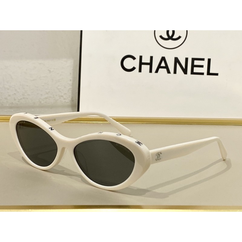 Chanel CH5416 Sunglasses In Milky White