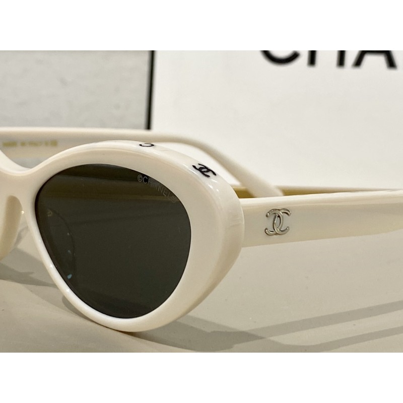 Chanel CH5416 Sunglasses In Milky White