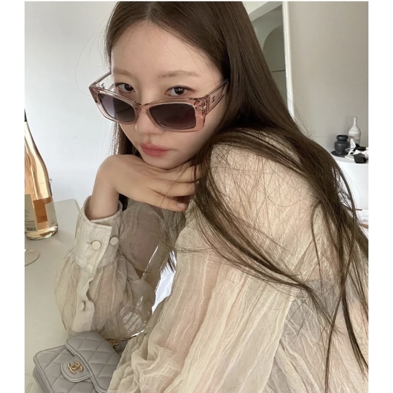 Chanel CH5430 Sunglasses In Transparent Pink