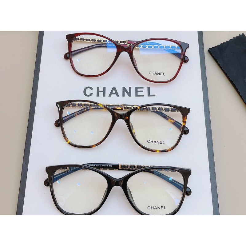 Chanel CH3408Q Eyeglssses In Red Gold