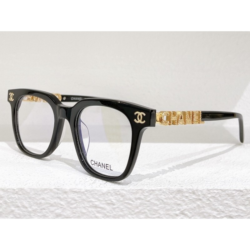 Chanel CH0747 Eyeglasses In Black Gold 