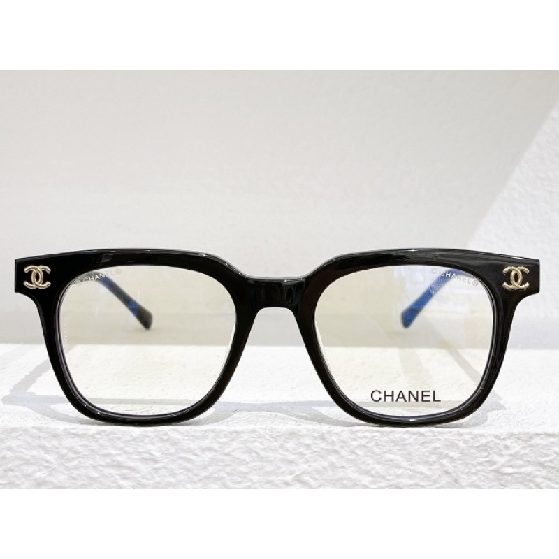 Chanel CH0747 Eyeglasses In Black Gold 