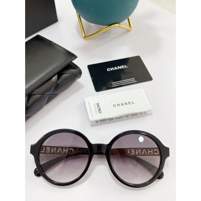 Chanel CH5430 Sunglasses In Black Gradient Gray