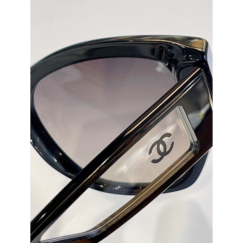 Chanel CH5429 Sunglasses In Black Gradient Gray