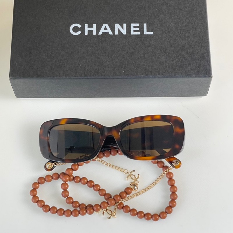 Chanel CH5488 Sunglasses In Tortoiseshell Brown