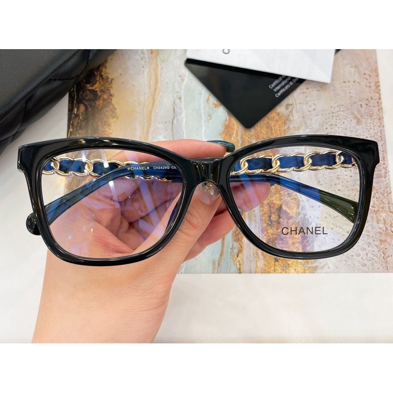 Chanel CH3429Q Eyeglasses In Black Gold